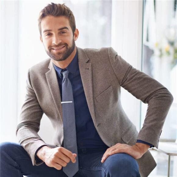 Mens Tie Clip Set Gold Silver Black Necktie Bar Pinch Clips Formal Accessories - Picture 5 of 8